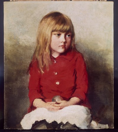 若い女の子の肖像画 作： John Everett Millais